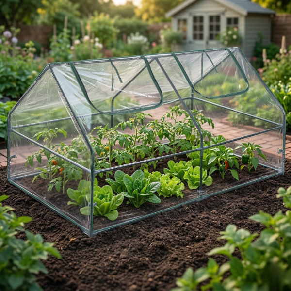 Компактна градинска оранжерия - стабилен микроклимат за вашите растения 1