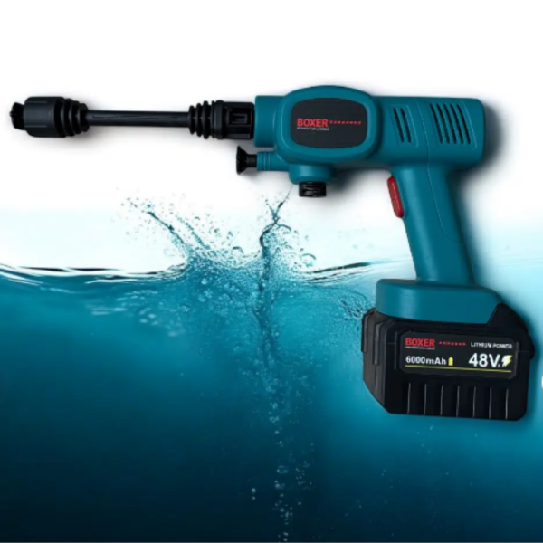 Акумулаторна водоструйка BOXER 48V с 2 батерии и куфар - мощна и компактна 2