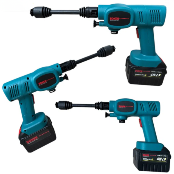 Акумулаторна водоструйка BOXER 48V с 2 батерии и куфар - мощна и компактна 7