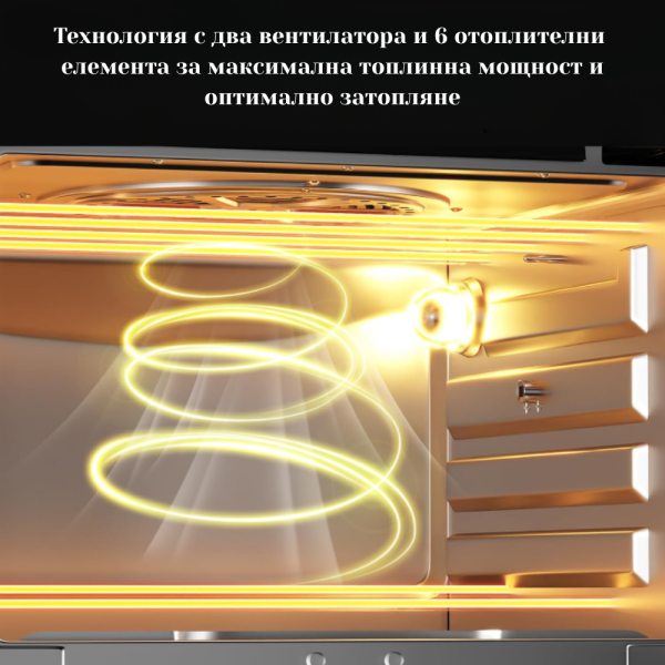 Комбиниран фритюрник с горещ въздух и фурна XXL 28 литра - здравословно готвене за цялото семейство