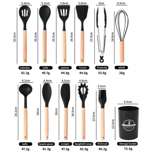 Комплект кухненски прибори 11 бр. TV1316
