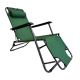 Сгъваем зелен шезлонг с възглавница - комфорт и релакс 4