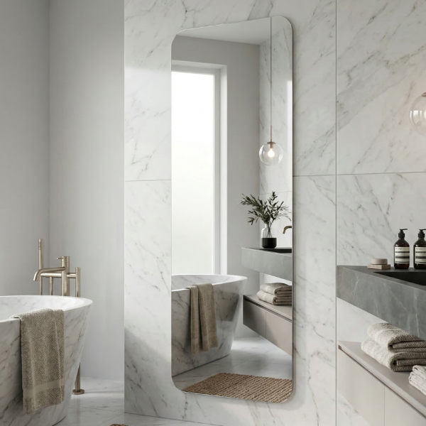 Стенно огледало Renovaxe HD - висококачествено японско акрилно стъкло за издръжливост и устойчивост