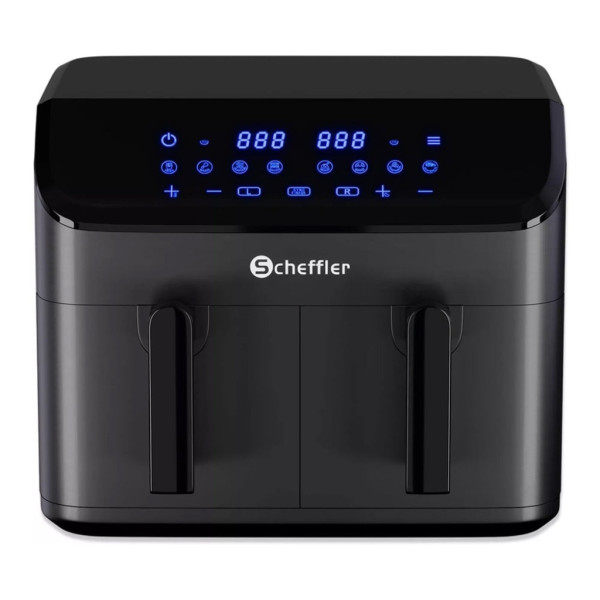 Фритюрник с горещ въздух XXL 9L, 2 камери, 8 програми, Двойно готвене & Синхронизиран финал, LQ-201S 9