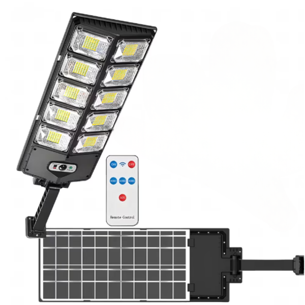 Led соларна улична лампа - сензор за движение и дистанционно управление 1