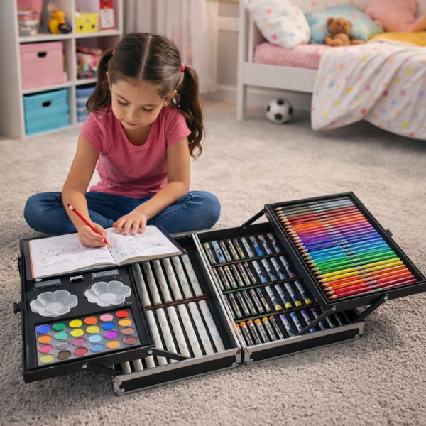 Арт куфар за деца – 132 части цветно вдъхновение 2