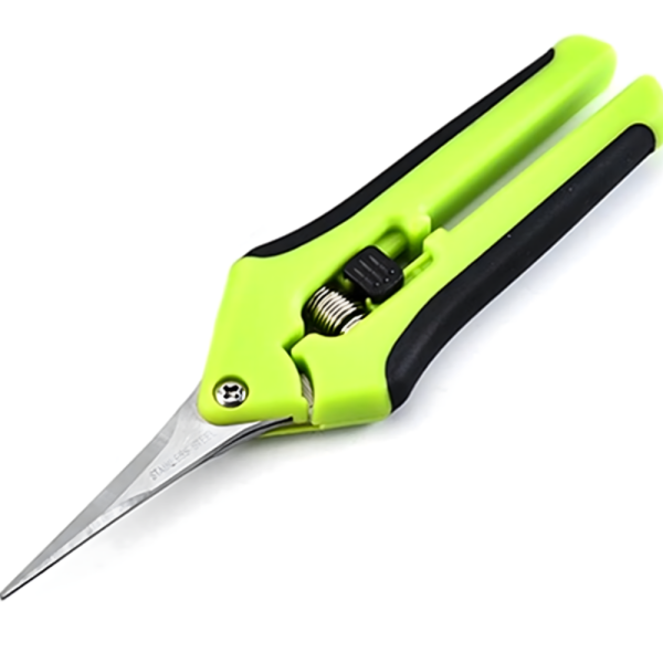 Градинска ножица с пружинен механизъм и ергономични дръжки - лека и удобна
