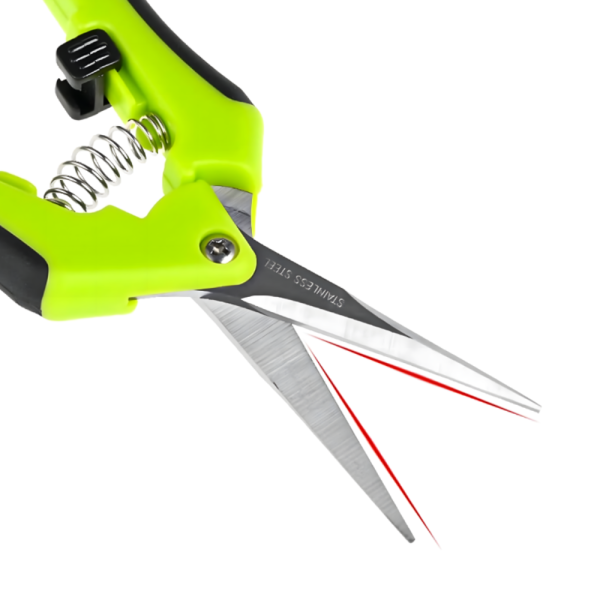 Градинска ножица с пружинен механизъм и ергономични дръжки - лека и удобна 4