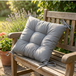 Капитонирана градинска възглавница - мека и удобна за пълен релакс