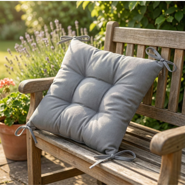 Капитонирана градинска възглавница - мека и удобна за пълен релакс 1