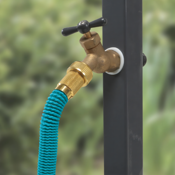 Гъвкав градински маркуч с медни накрайници - без заплитане и прегъване