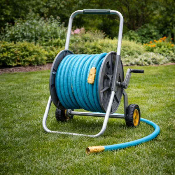 Гъвкав градински маркуч с медни накрайници - без заплитане и прегъване