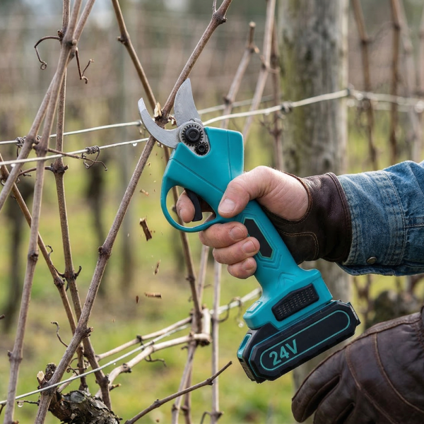 Акумулаторна безчеткова ножица в комплект с 2 батерии и куфар - компактна и прецизна
