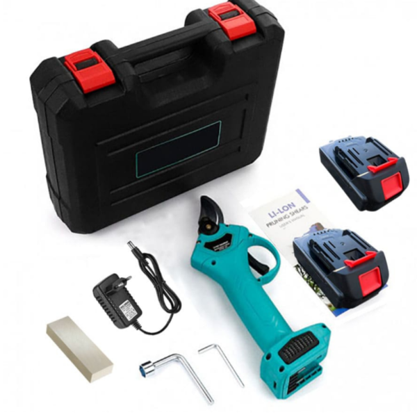 Акумулаторна безчеткова ножица в комплект с 2 батерии и куфар - компактна и прецизна