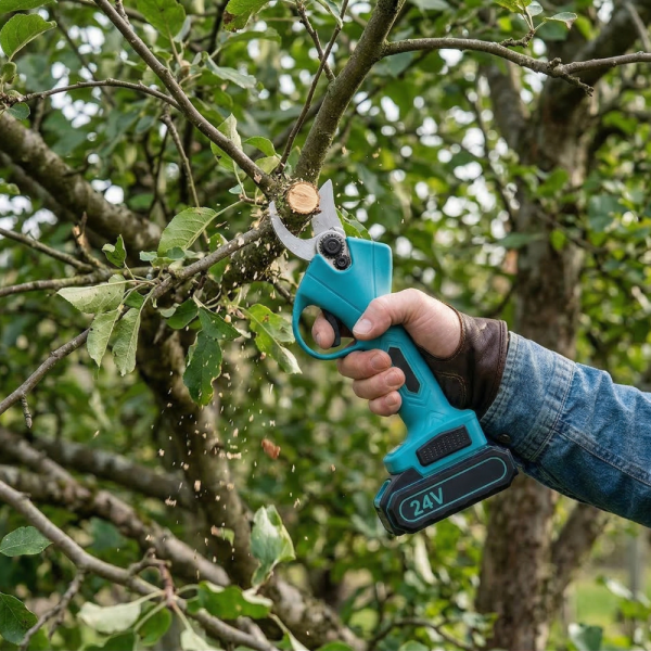 Акумулаторна безчеткова ножица в комплект с 2 батерии и куфар - компактна и прецизна 8