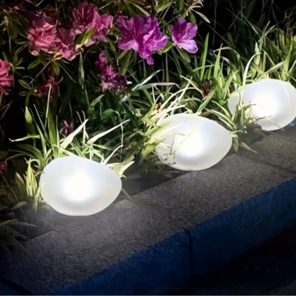 Led соларна лампа Stone - красив дизайн и естествен вид 6