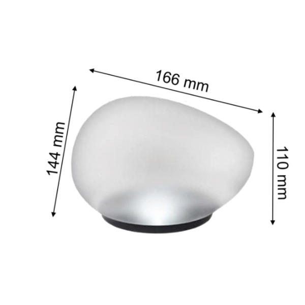 Led соларна лампа Stone - красив дизайн и естествен вид