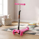 Детска сгъваема тротинетка 21st Scooter със светещи силиконови колела, розова 3