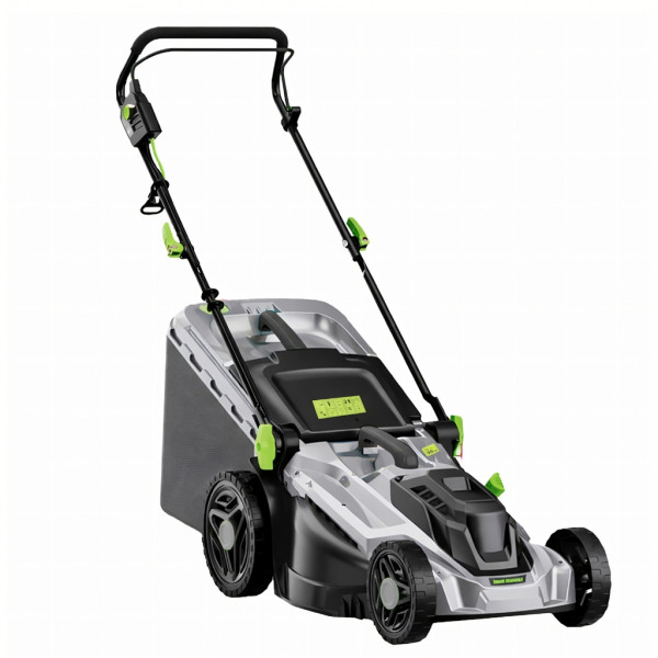 Мощна електрическа косачка за трева 2400W – 50 литра кош и 5 степени на косене