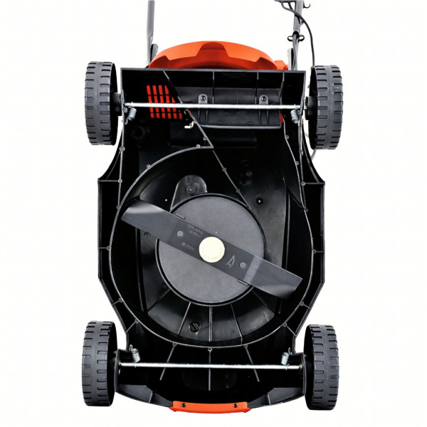 Мощна и лека електрическа градинска косачка 1000W, Кош за трева 35L, Регулируема височина, 3 нива на косене 7