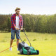 Електрическа косачка за трева 1600W – Лека и мощна, 32 см ширина, 30L кош, 3 нива на косене 2