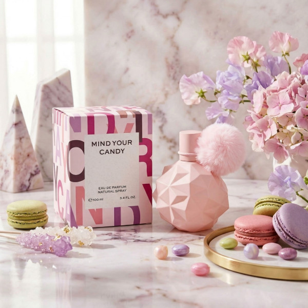 Дамски парфюм Mind Your Candy, 100 мл – Флорално-плодов аромат с нотки на маршмелоу и ванилия 2
