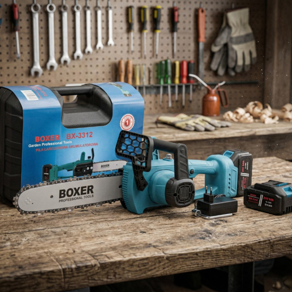 Акумулаторен верижен трион 12" (30 см) 36V – 2 батерии 6Ah за мощно и удобно рязане