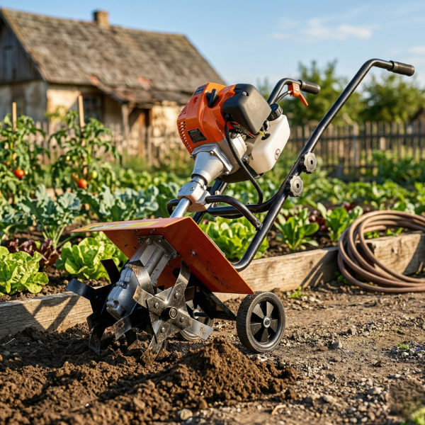 Бензинова мотофреза Boxer BX127 с двутактов двигател – Мощна и надеждна за всяка градина 1