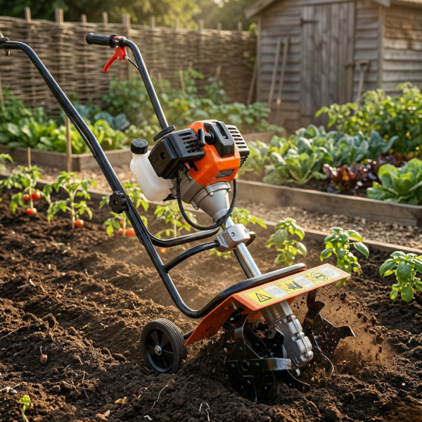 Бензинова мотофреза Boxer BX127 с двутактов двигател – Мощна и надеждна за всяка градина