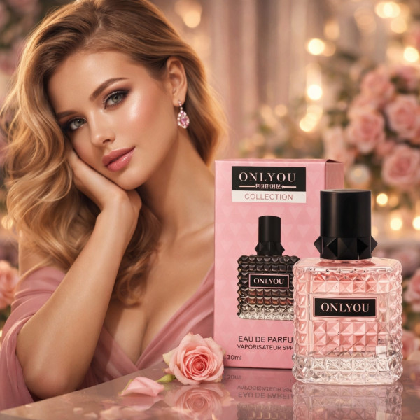 Дамски парфюм Onlyou, 30мл, EDP - Елегантен флорален аромат с нотки на жасмин и ванилия