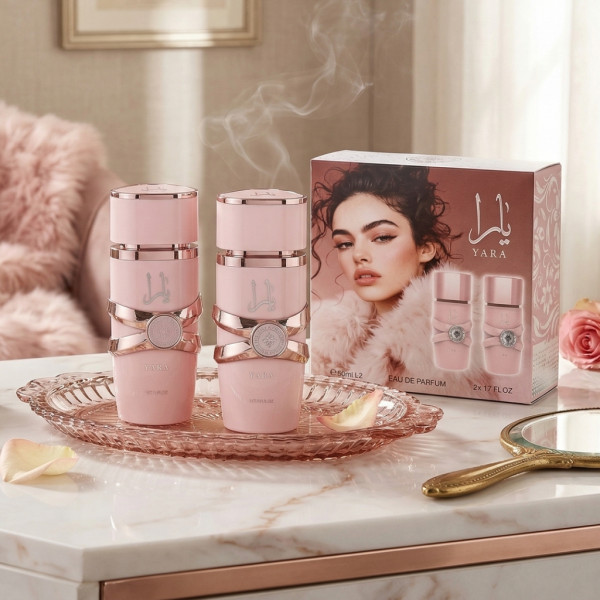 Комплект дамски парфюми Yara – 2x50 мл, EDP