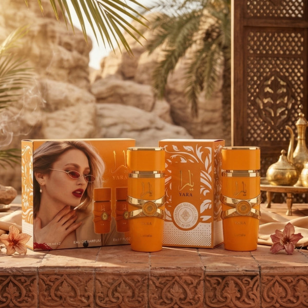 Комплект Yara Tous, 2х50 мл, EDP - Екзотично дуо с аромат на манго, кокос и тропическо лято
