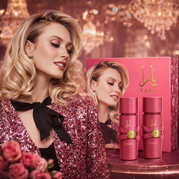 Дамски комплект Yara Candy 2х50мл, EDP - Изкушение с нотки на касис, гардения и сандалово дърво 4