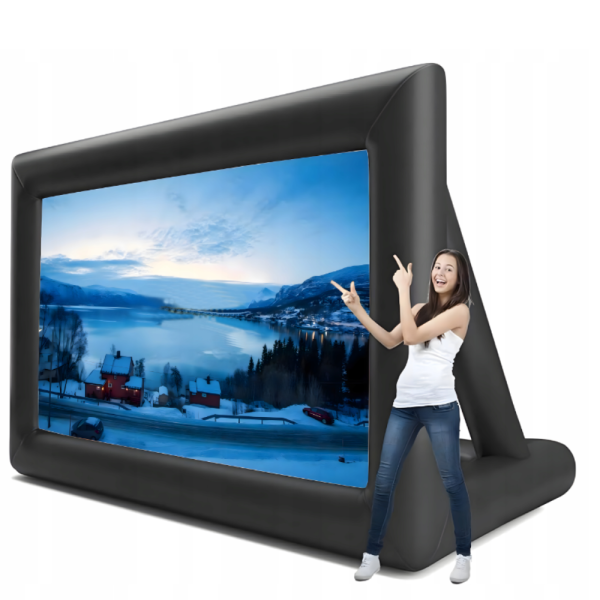 Надуваем проекционен екран за събития и кино на открито – Перфектен за партита и прожекции 9