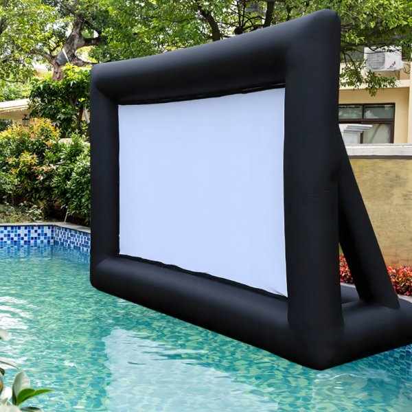 Надуваем проекционен екран за събития и кино на открито – Перфектен за партита и прожекции