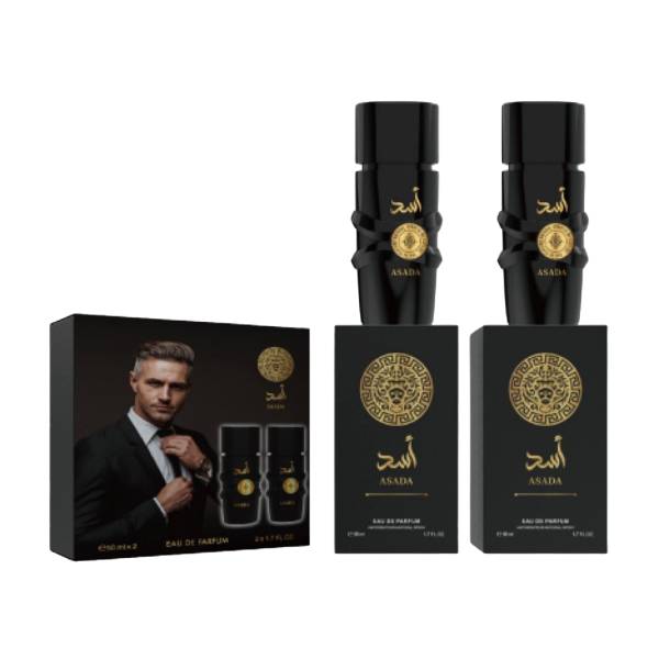 Мъжки комплект парфюми Asada, 2х50мл, EDP – Интензивен кехлибарен аромат за мъже 6