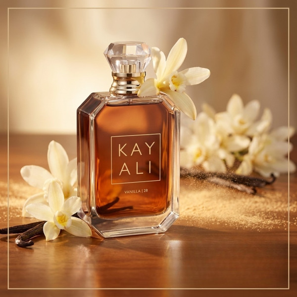 Луксозен парфюм Kayali Vanilla28, EDP, 100мл - Изтънчен шедьовър от жасмин, мадагаскарска ванилия и бразилска тонка
