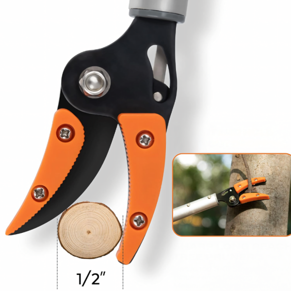 Ножица за клони и бране на плодове 100 см – прецизно рязане без стълба 8