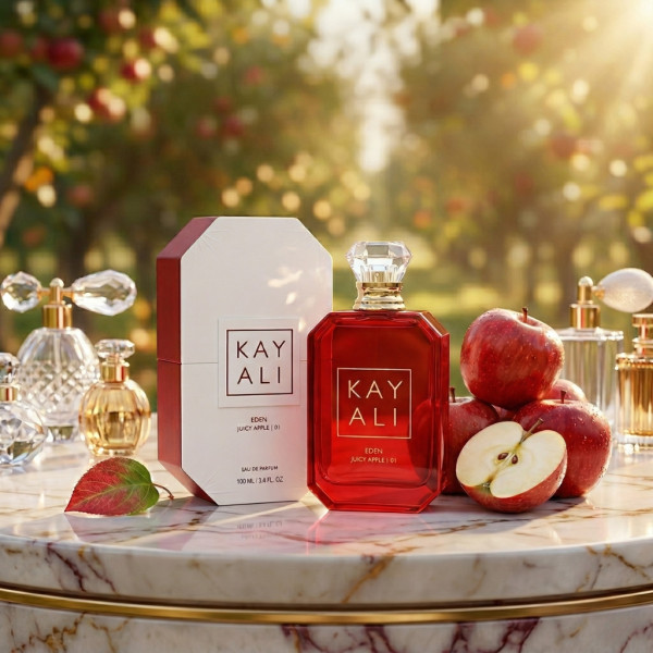 Парфюм Kayali Eden Juicy Apple 01, EDP, 100 мл - Неустоимо изкушение с аромат на червена ябълка и горски плодове 5