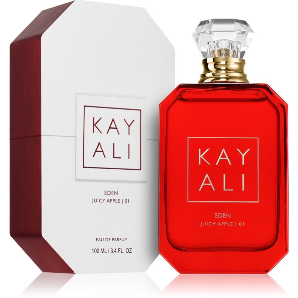 Парфюм Kayali Eden Juicy Apple 01, EDP, 100 мл - Неустоимо изкушение с аромат на червена ябълка и горски плодове
