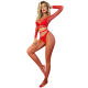 Еротичен комплект 2 части в червено - модерна визия и съблазнителен стил 2