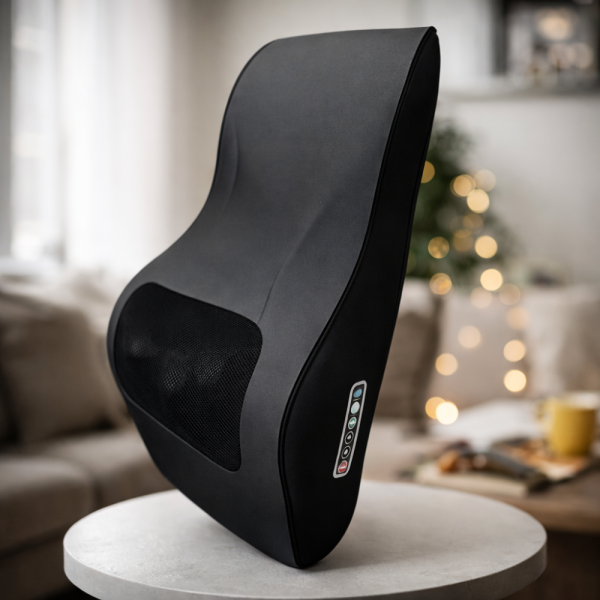 Ергономична масажна възглавница - 3 нива на интензивност и загряваща функция за пълен релакс