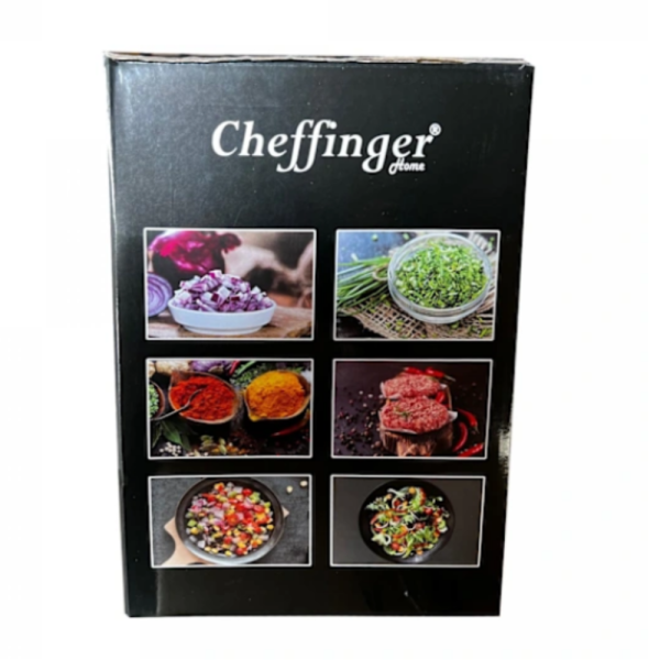 Кухненски робот Cheffinger 3L, 1000W – мощен с 2 скорости, мултифункционален чопър