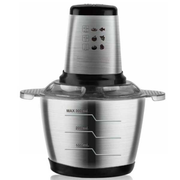 Кухненски робот Cheffinger 3L, 1000W – мощен с 2 скорости, мултифункционален чопър