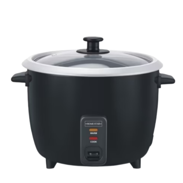 Мощна електрическа оризоварка HS-RC2.2 - 2.2 литра / 900W – инокс корпус, Cool Touch дръжки, автоматично превключване 6