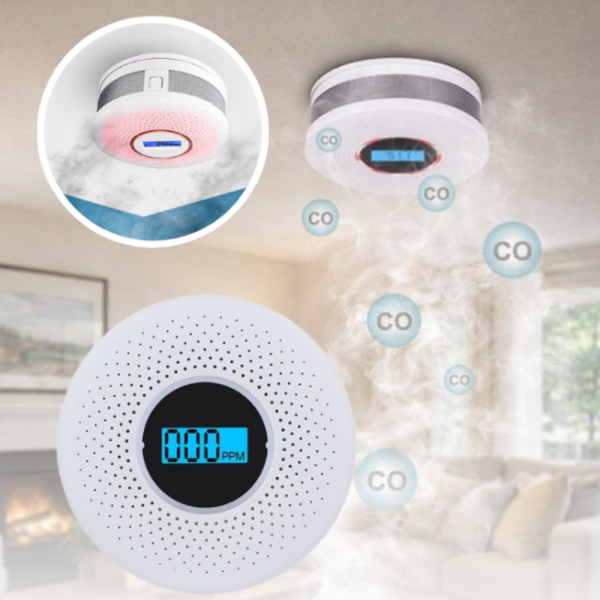 Детектор за дим и CO – LCD дисплей, силна аларма, високочувствителни сензори 4