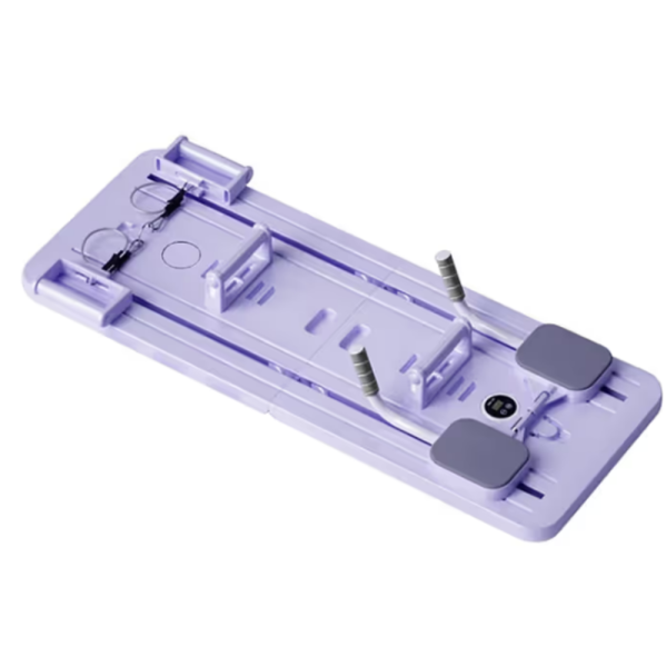 Фитнес дъска за пилатес 3 в 1 – ластици за съпротивление, таймер и стойка за телефон