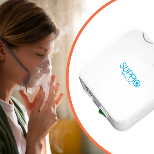Компресорен небулизатор за инхалация SUPPIQ Medical – бързо облекчение при астма, алергии и дихателни проблеми 4