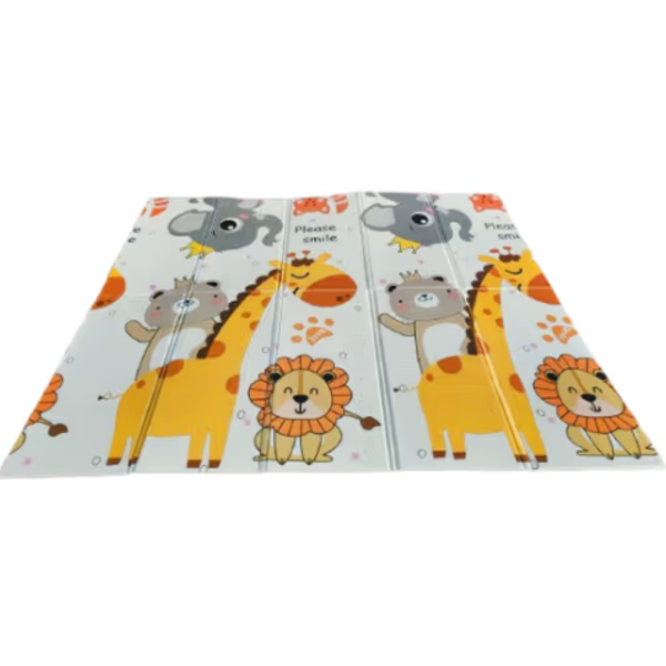 Двулицев образователен детски килим 180 х 200 см - водоустойчив, сгъваем, високакачествена и безопасна мека пяна 7