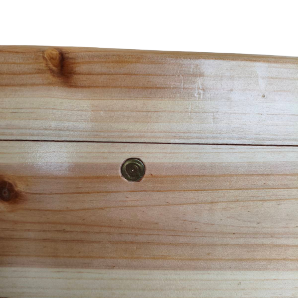 С дефект - Сгъваем комплект градинска маса с 2 пейки - От чамово дърво 15